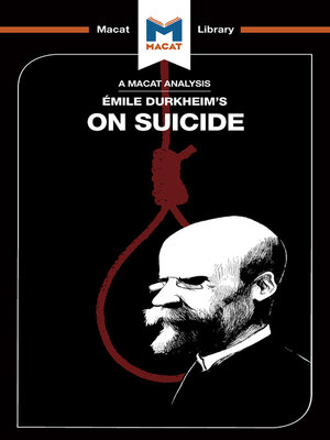 cover image of An Analysis of Emile Durkheim's On Suicide